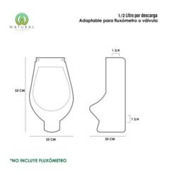 Mingitorio, mingitorio seco, mingitorio ecológico, urinario, mingitorios