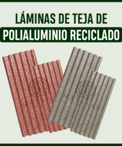 LÁMINA DE TEJA DE POLIALUMINIO ECOLÓGICO