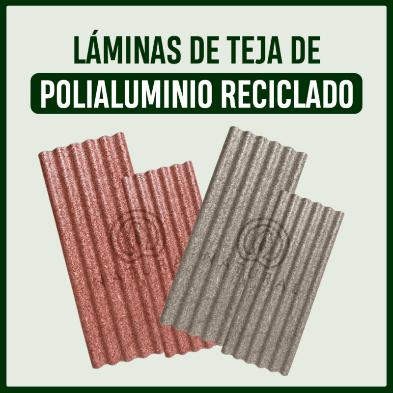 LÁMINA DE TEJA DE POLIALUMINIO ECOLÓGICO